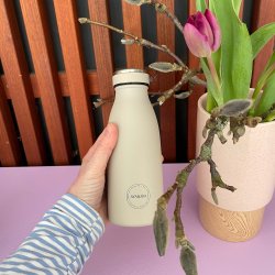 Drikkeflaske - Cream beige - 350 ml
