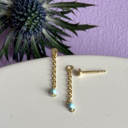 Tiny Nora turquoise rering 