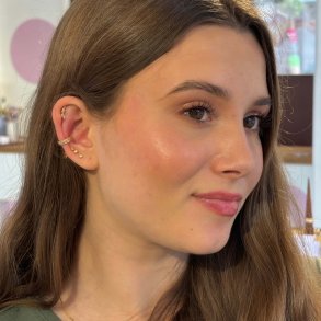 Ear cuff hammered 