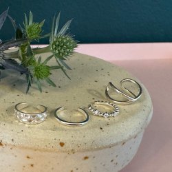 Ear cuff hammered 