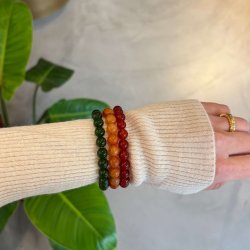 Krystal Carneol Armbnd