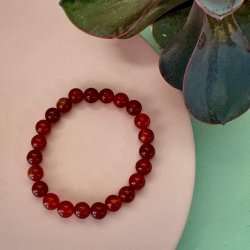 Krystal Carneol Armbnd