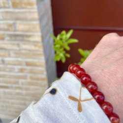 Krystal Carneol Armbnd