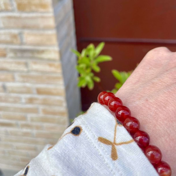 Krystal Carneol Armbnd