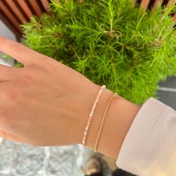 Krystal Pink Opal Armb�nd