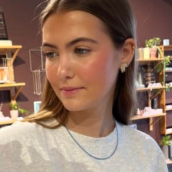 Krystal Agat Halskde Bl