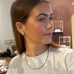 Krystal Granat Halskde