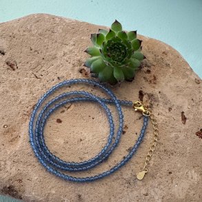 Krystal Agat Halskde Bl