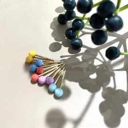 Pastel pins blue rering 