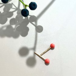 Pastel pins coral rering 