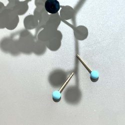 Pastel pins turquoise rering 