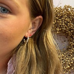 Pastel pins coral rering 