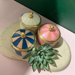 Lille cirkus smykkeske bl/rosa