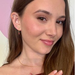 Tiny Nora coral rering 