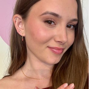 Tiny Nora coral rering 