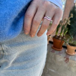 Wave Rosa Ring